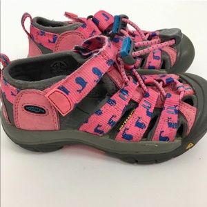 Keen sandals with blue whales!